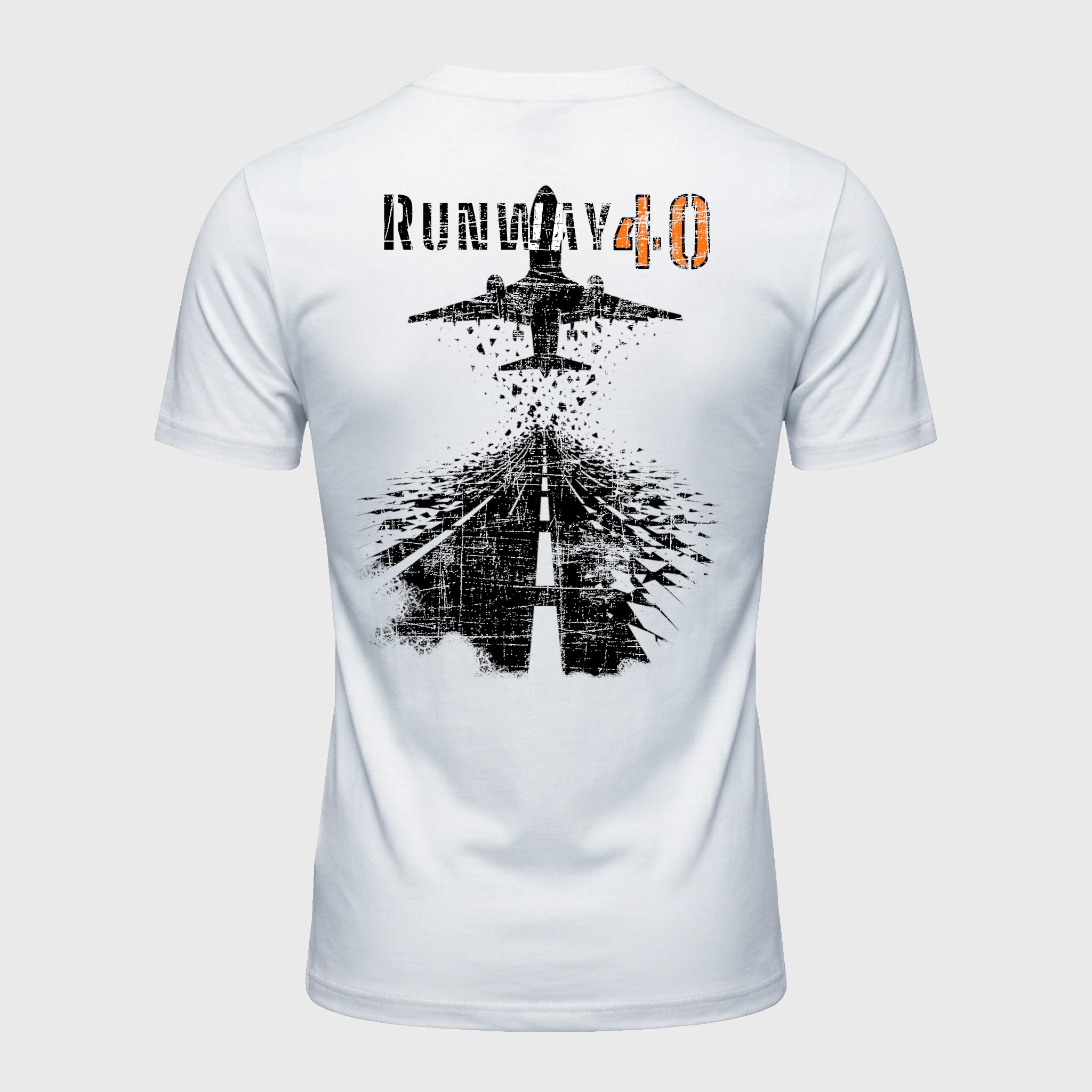 RUNWAY 40 - T-shirt Shatter Point - Abbigliamento streetwear ispirato al volo e alla crescita personale.